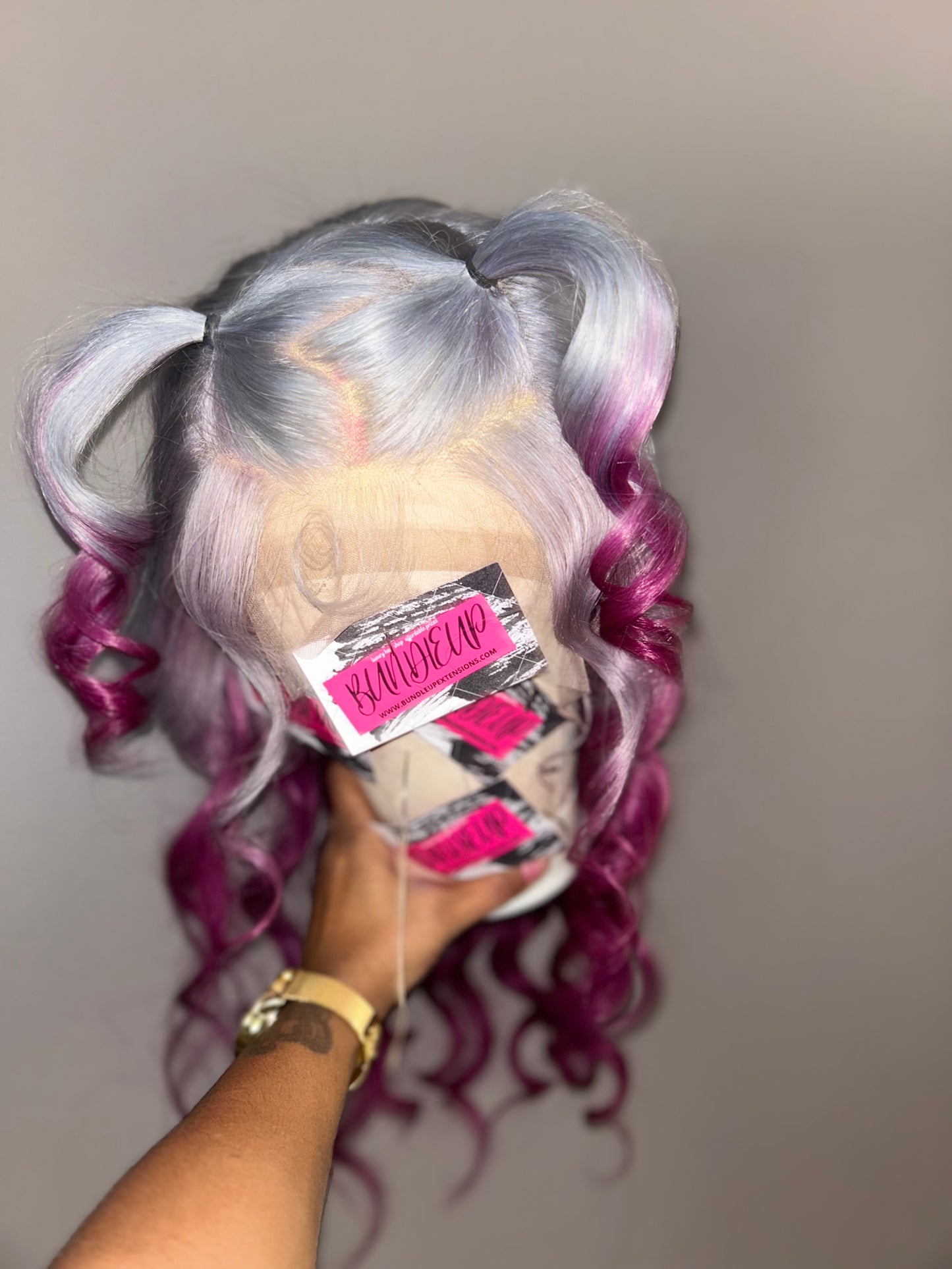 24” lace frontal wig