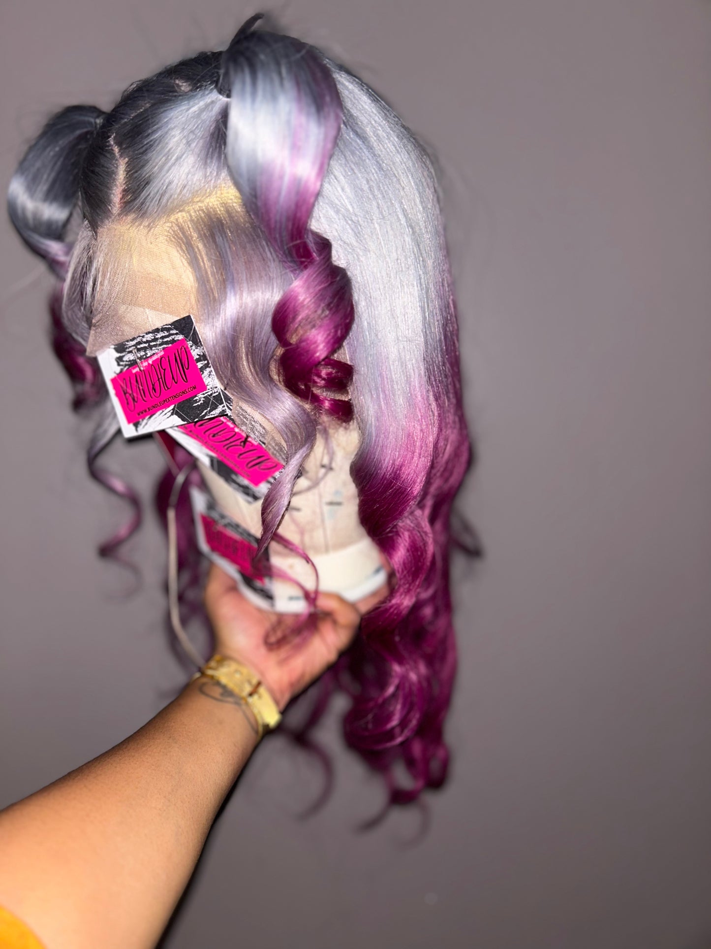24” lace frontal wig