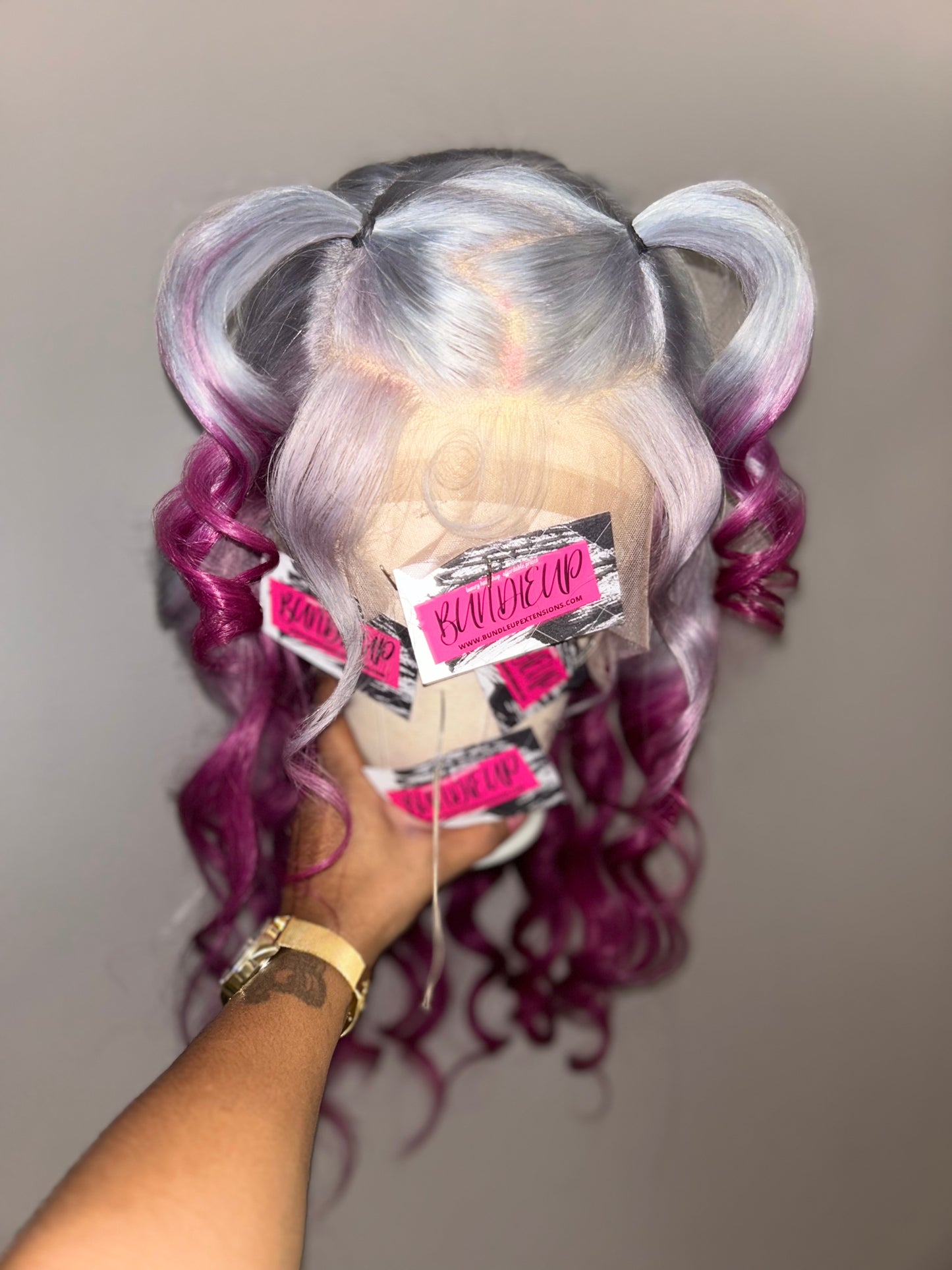 24” lace frontal wig