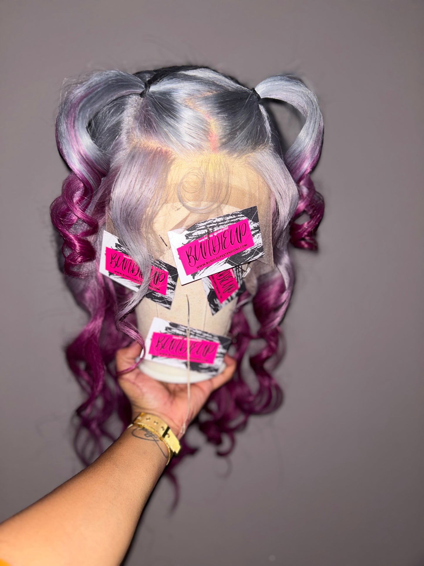 24” lace frontal wig