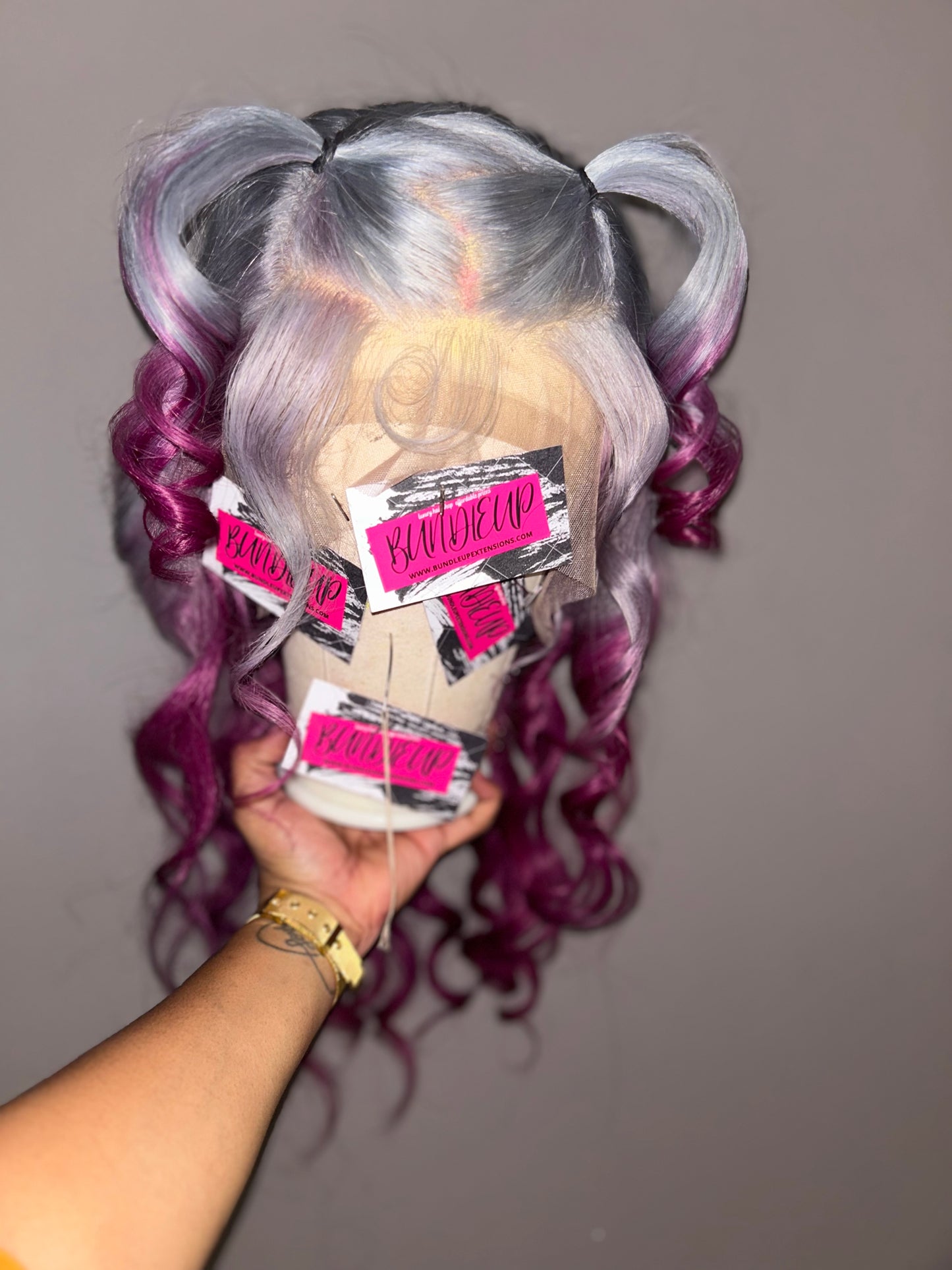 24” lace frontal wig