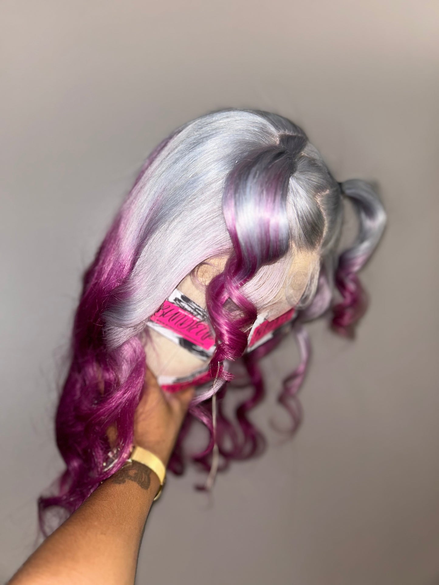 24” lace frontal wig