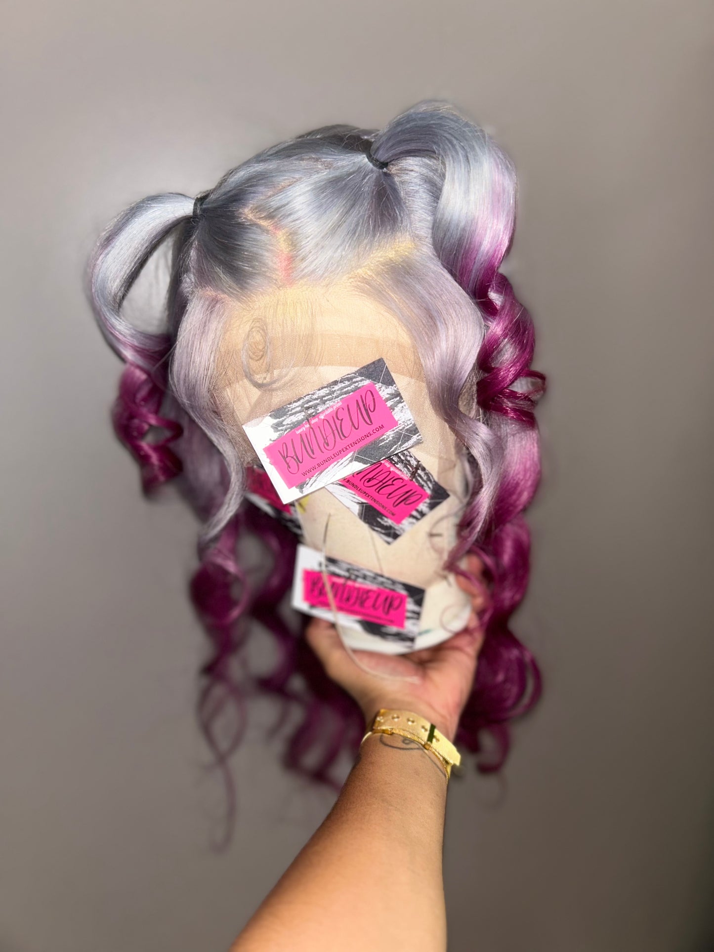 24” lace frontal wig