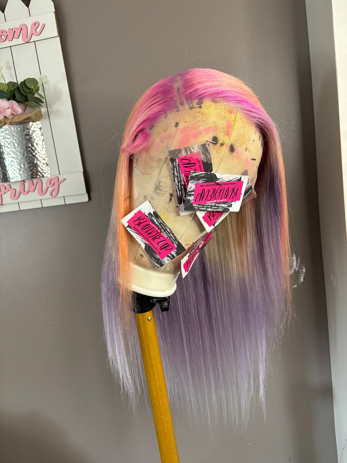 22” Lace frontal Wig (custom color)