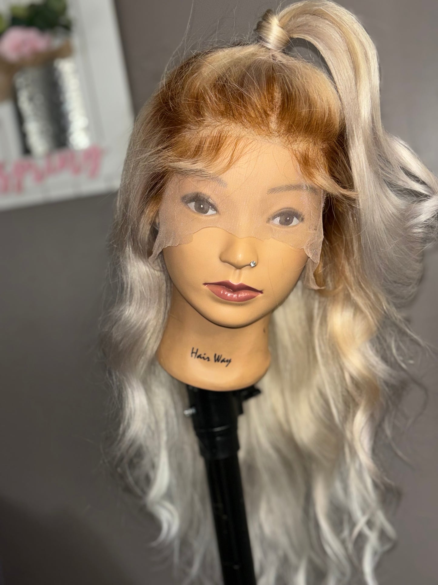 22” Lace frontal Wig (custom color)