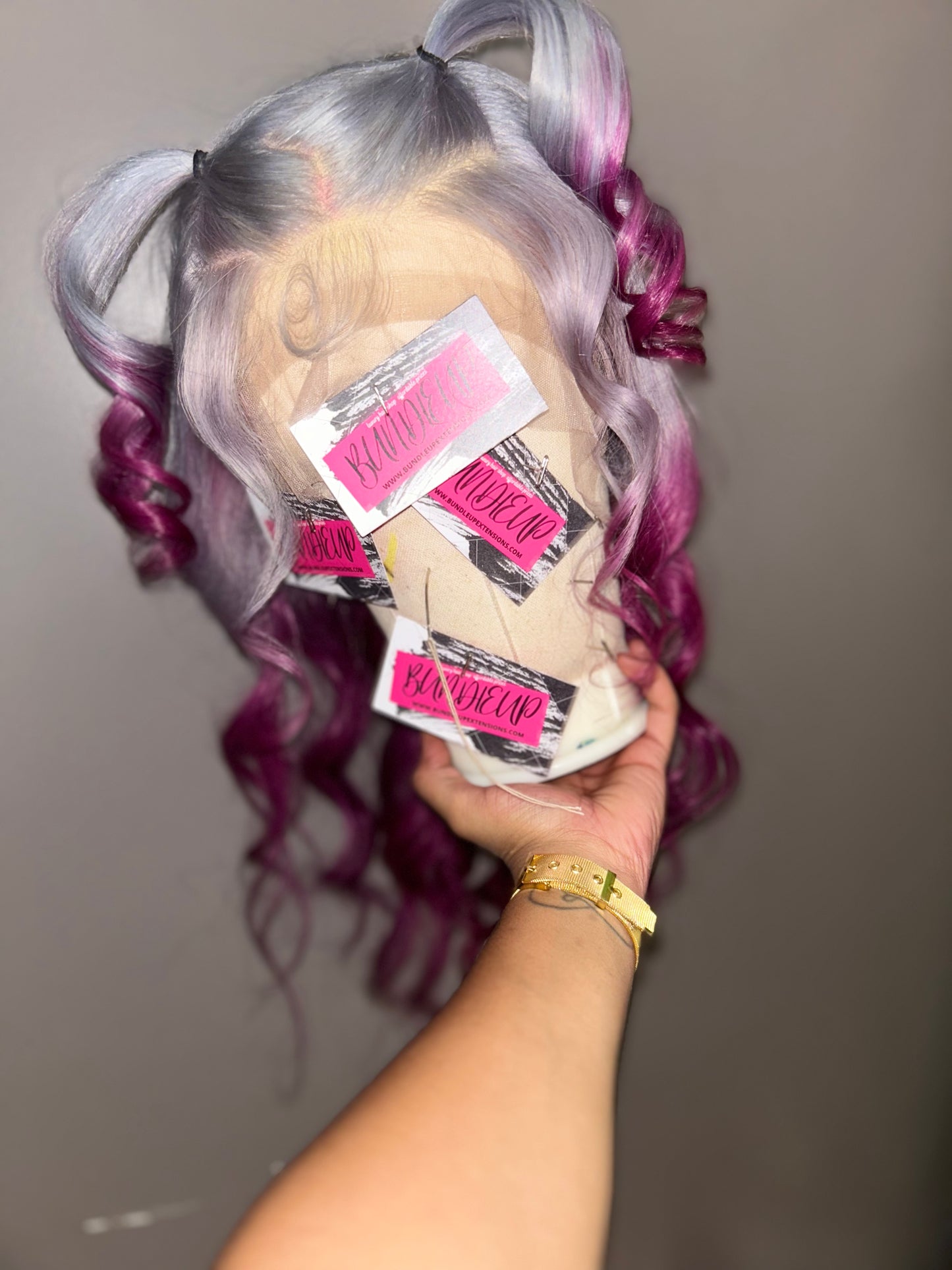 24” lace frontal wig