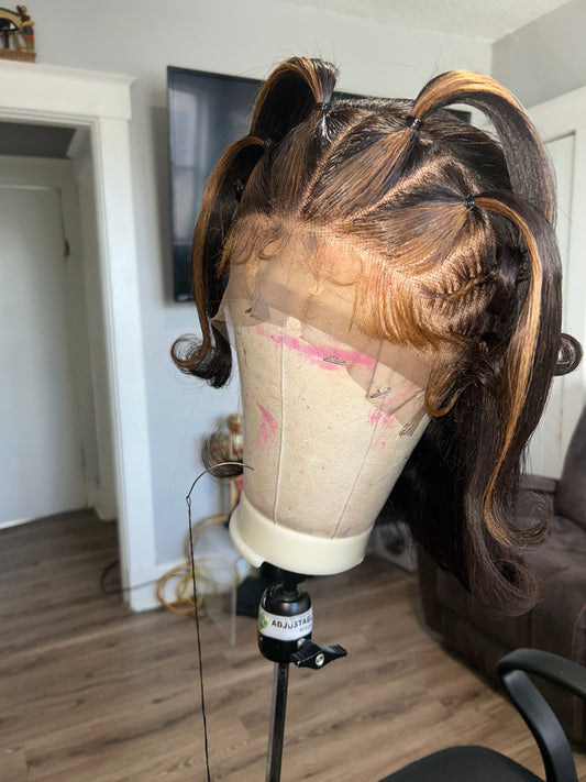 12in styled custom 13x4 frontal