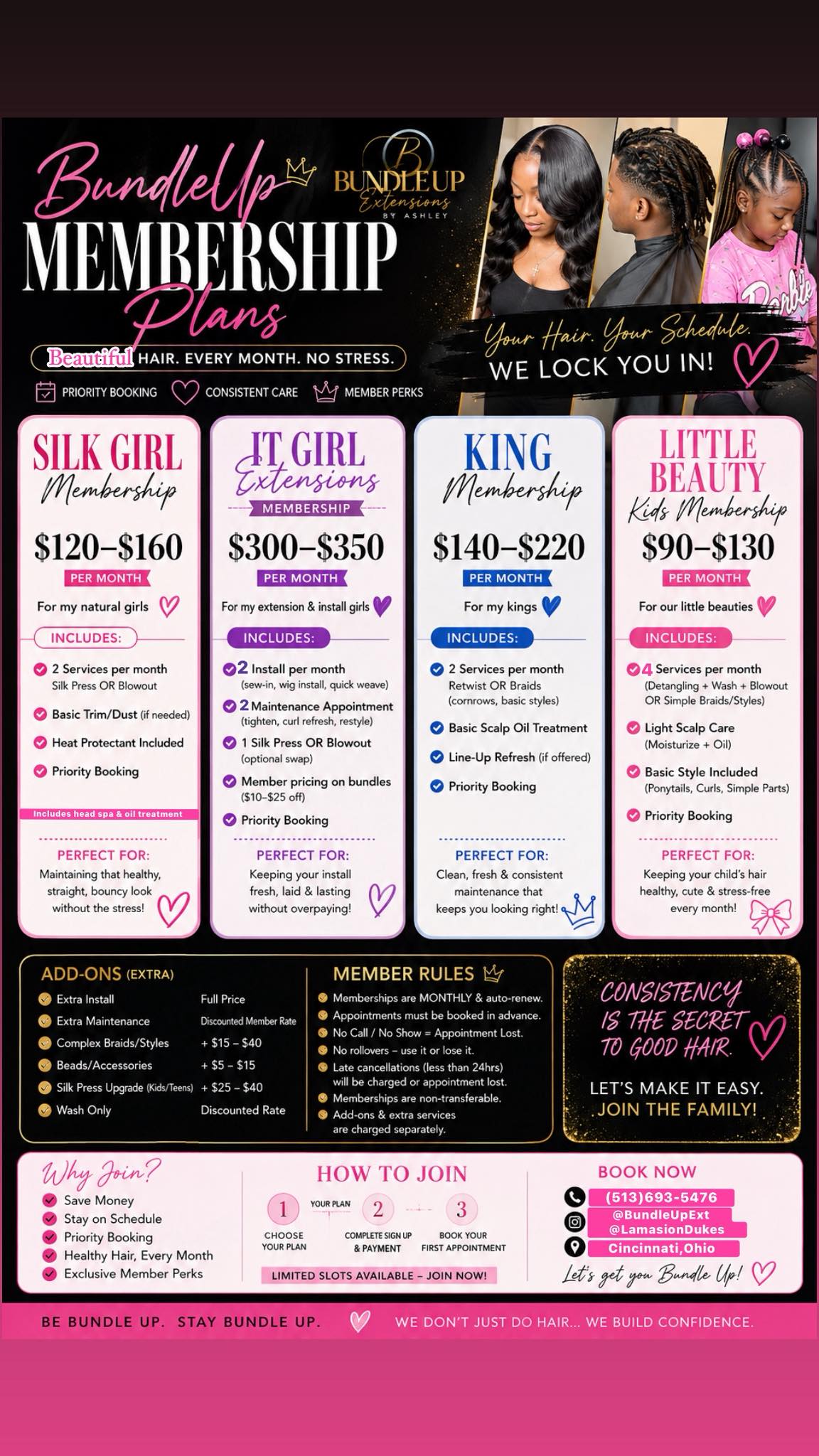 BundleUp Extensions Membership Plans |By Ashley