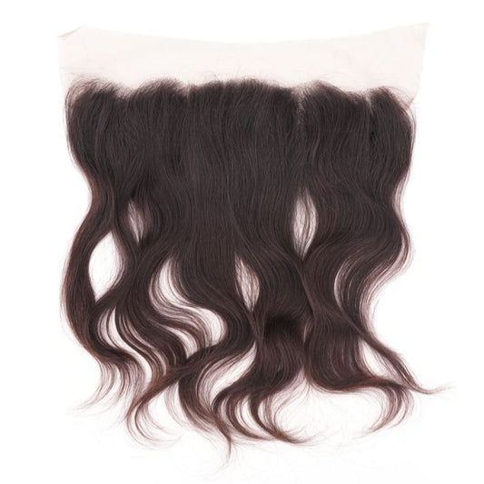 Raw Indian Wavy 13x4 Transparent Frontal